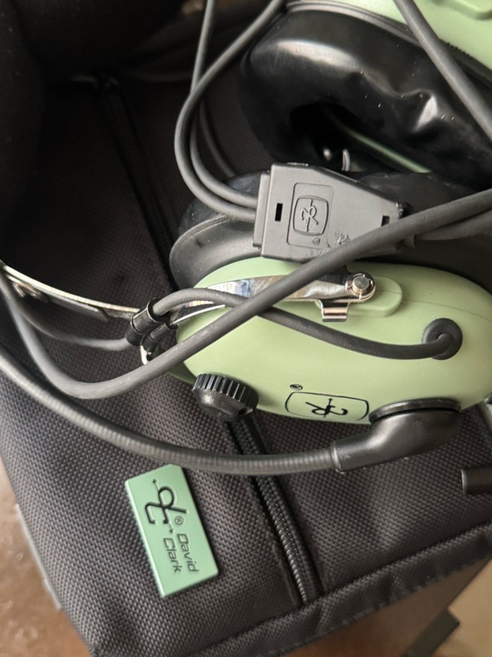 Sage Green On-Ear Aviation Headset